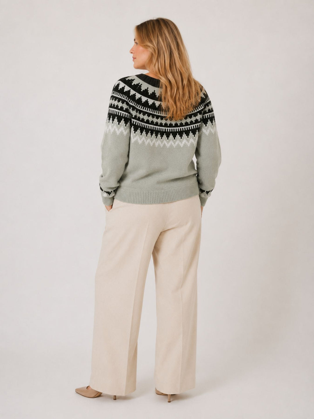 Damen ONLHELENA LS JQ O-NECK CARDIGAN CC