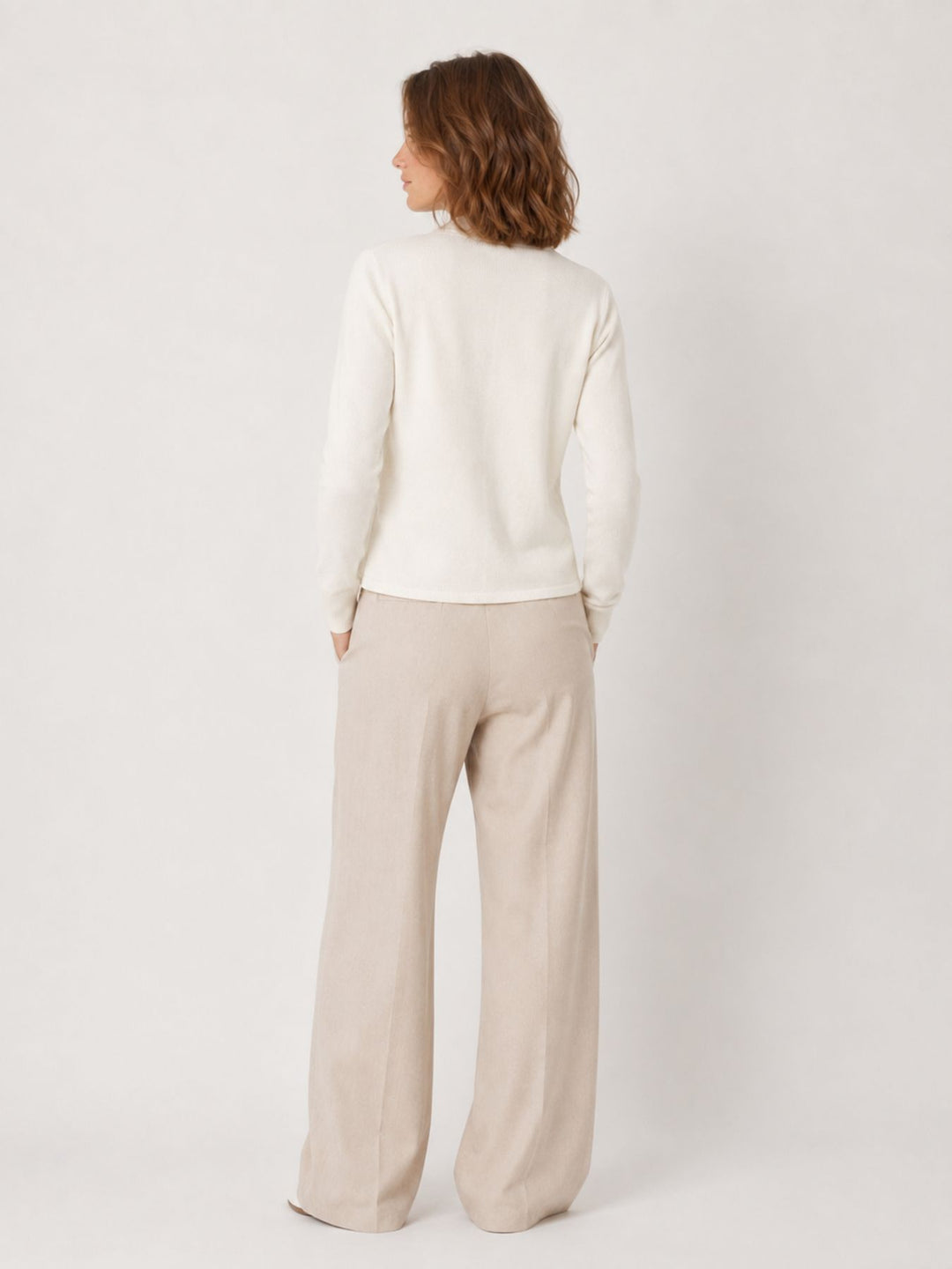 Strickjacke Damen Ärmel mit Knöpfe