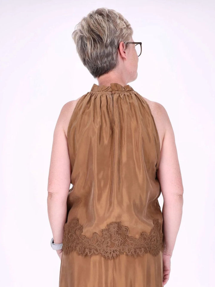 Top Damen Lingerie Spitze am Bund