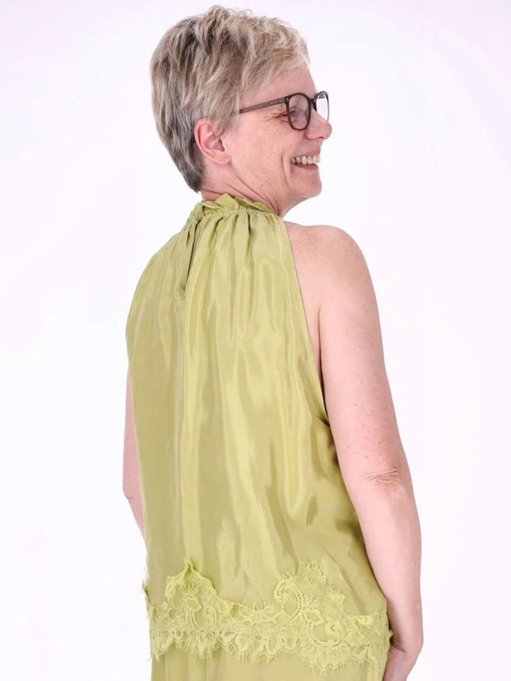 Top Damen Lingerie Spitze am Bund