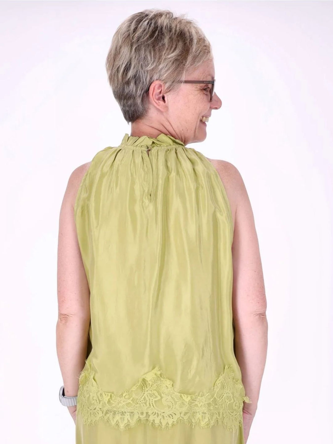 Top Damen Lingerie Spitze am Bund