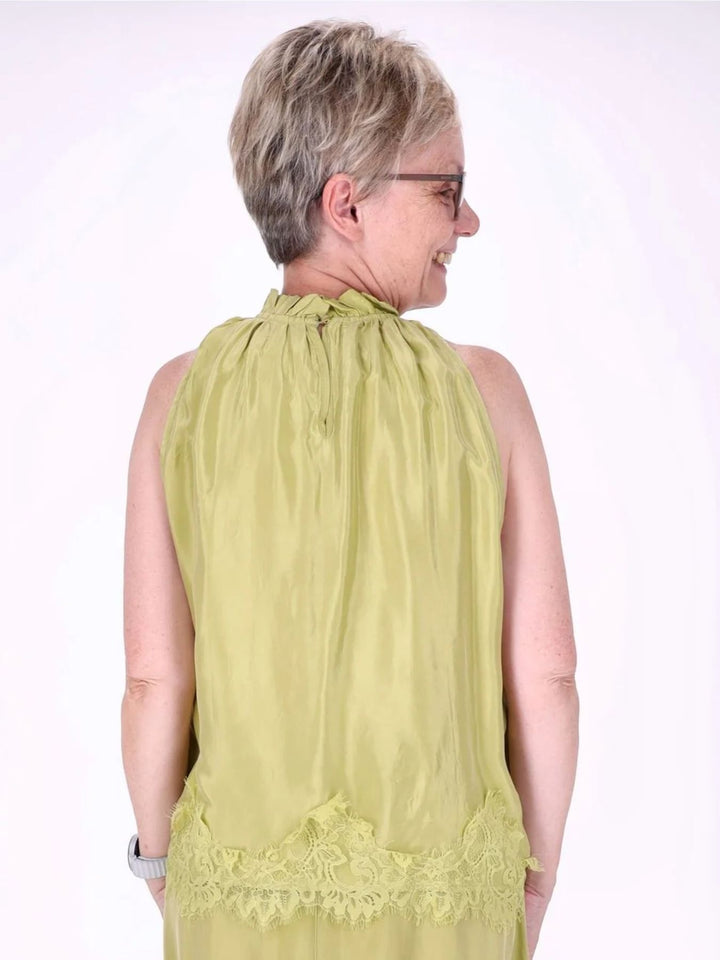 Top Damen Lingerie Spitze am Bund