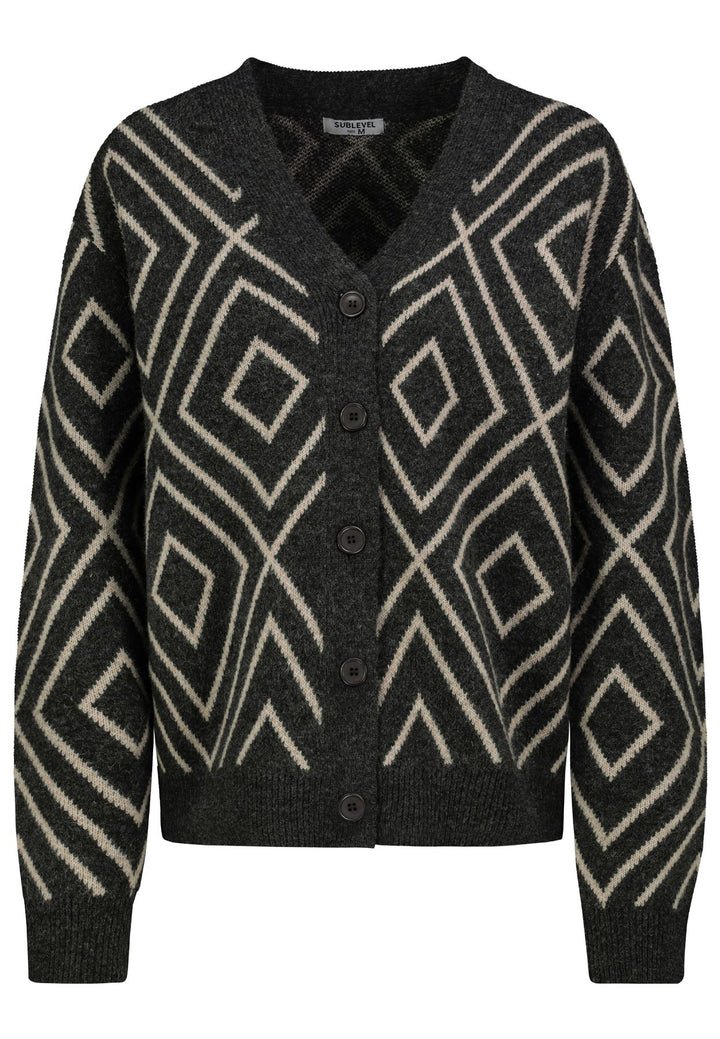 Strickjacke Damen V-Ausschnitt