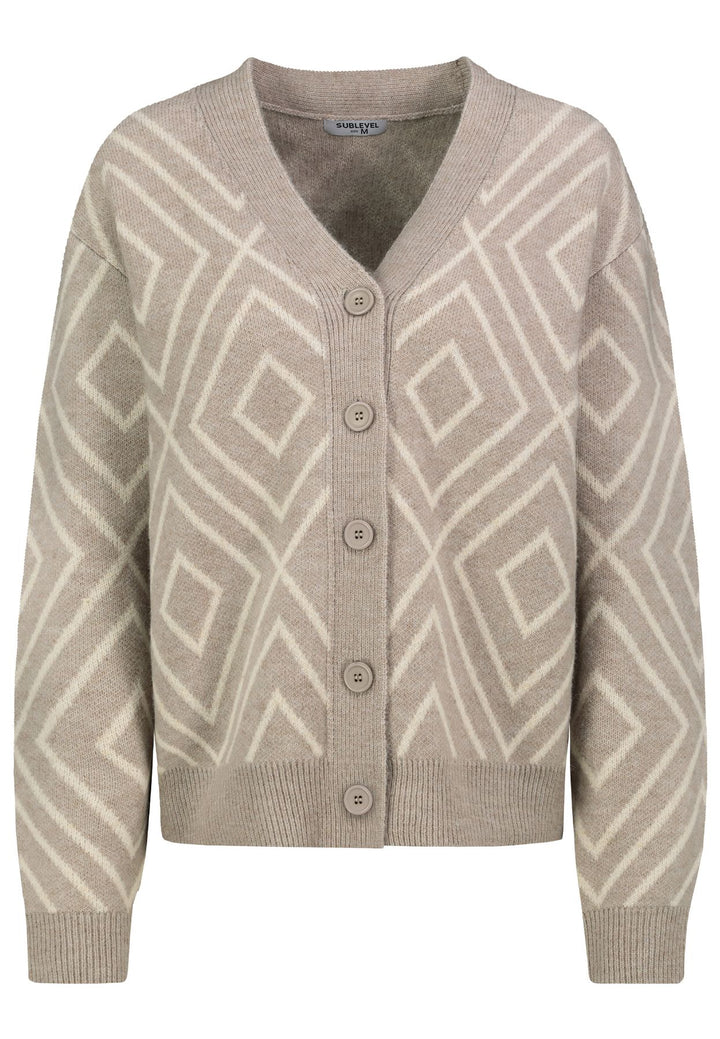 Strickjacke Damen V-Ausschnitt