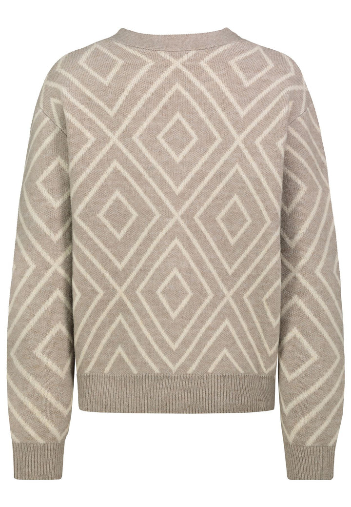 Strickjacke Damen V-Ausschnitt