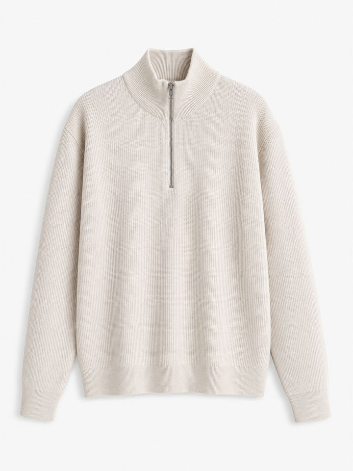 JPRBLACONNOR KNIT HALF ZIP