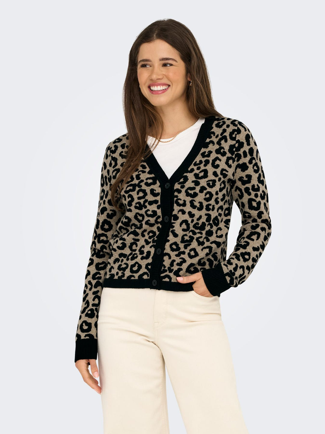 ONLLEO LS V-NECK CARDIGAN KNT NOOS