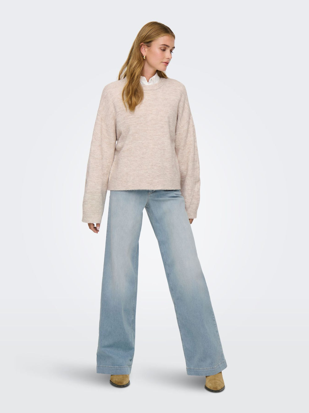 ONLSIMONI L/S O-NECK PULLOVER KNT N