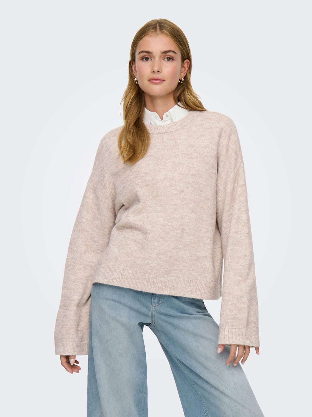 ONLSIMONI L/S O-NECK PULLOVER KNT N