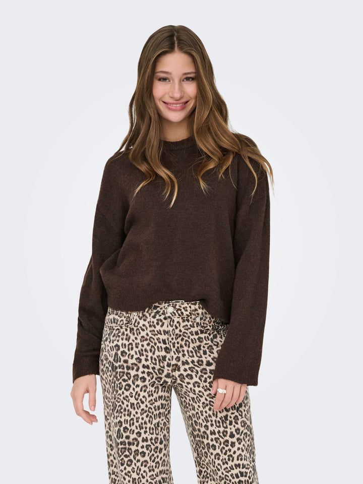 ONLSIMONI L/S O-NECK PULLOVER KNT N