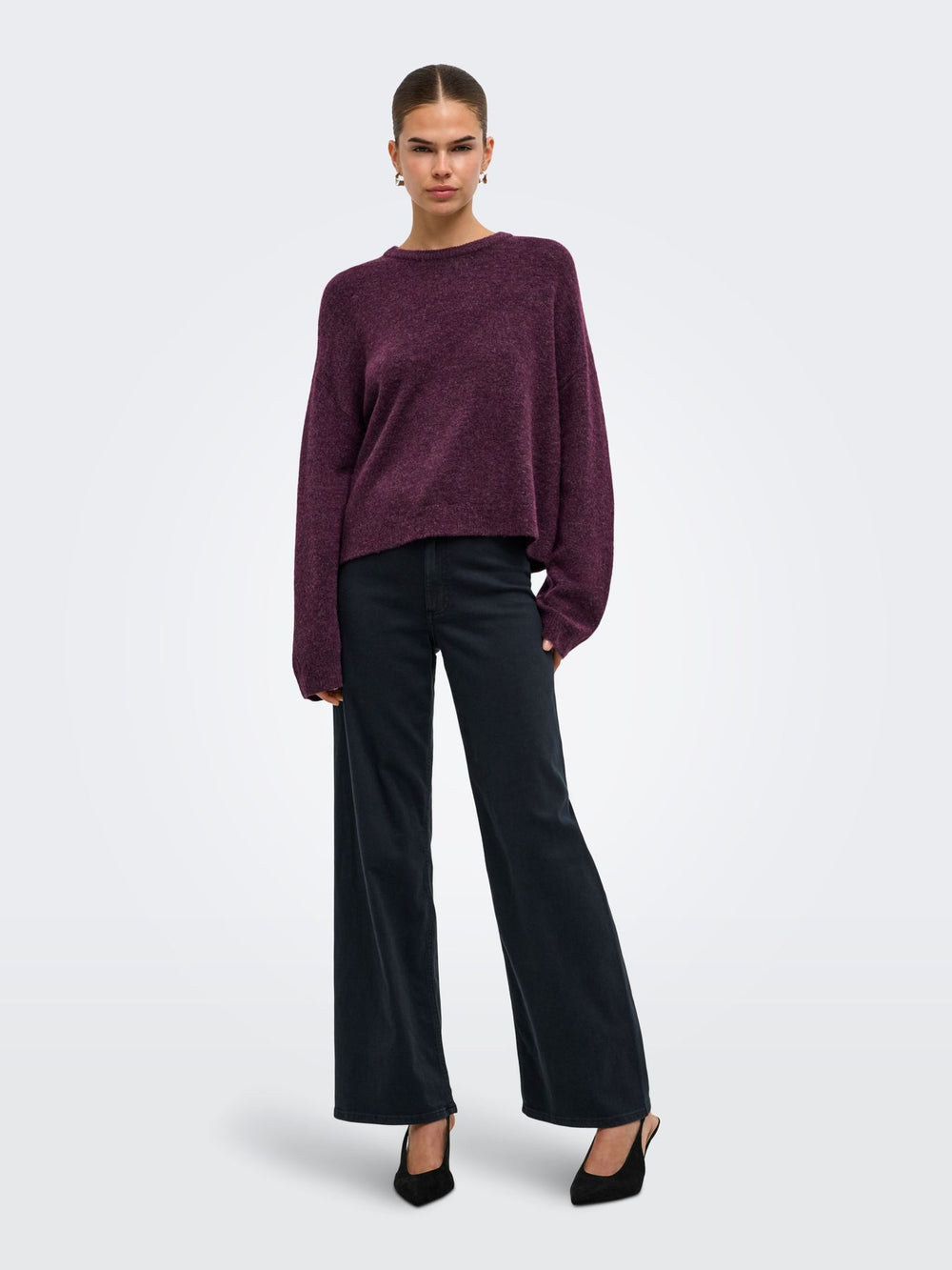 ONLSIMONI L/S O-NECK PULLOVER KNT N