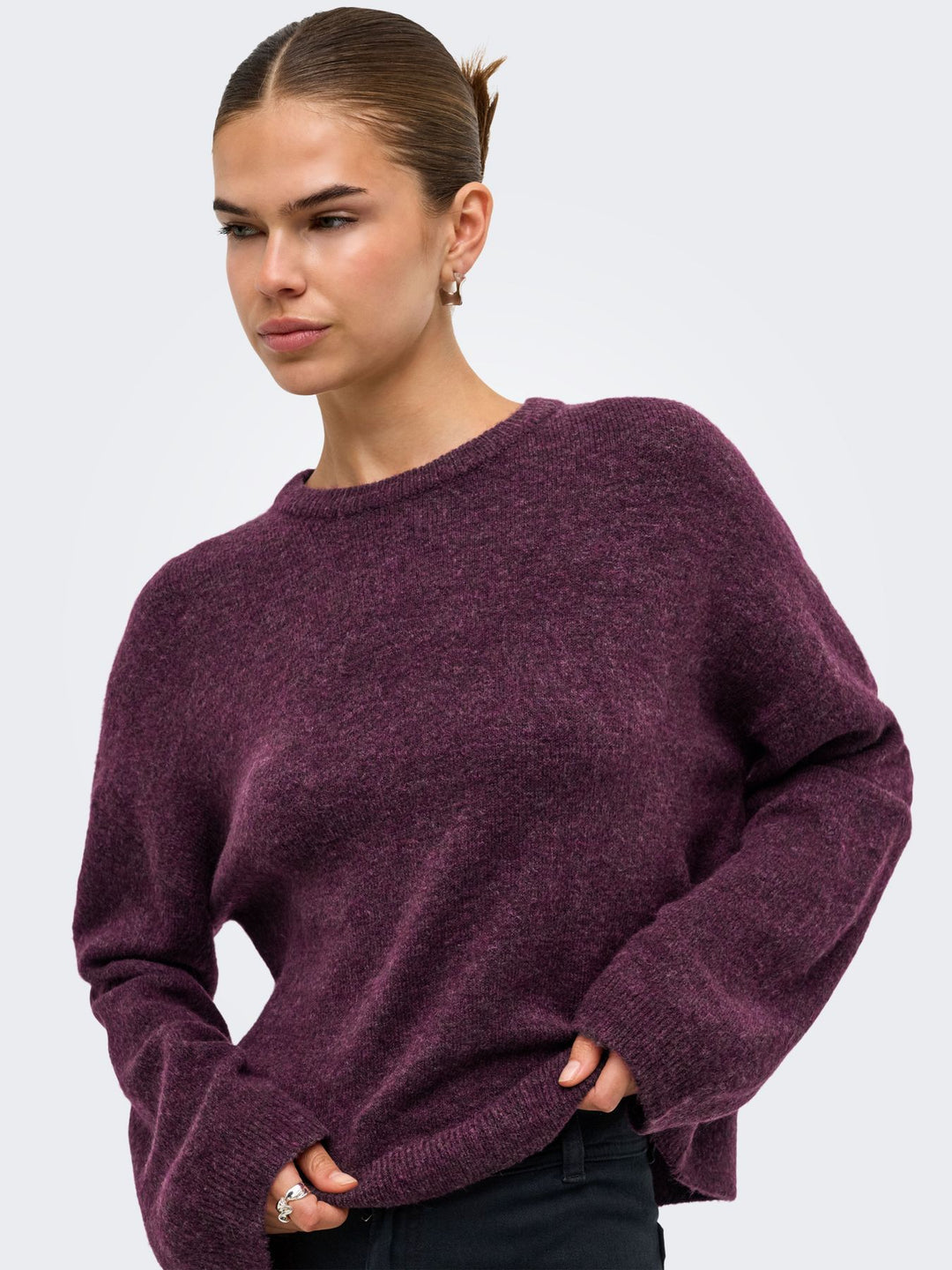 ONLSIMONI L/S O-NECK PULLOVER KNT N