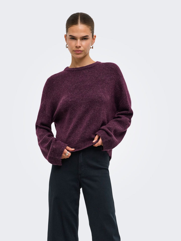 ONLSIMONI L/S O-NECK PULLOVER KNT N
