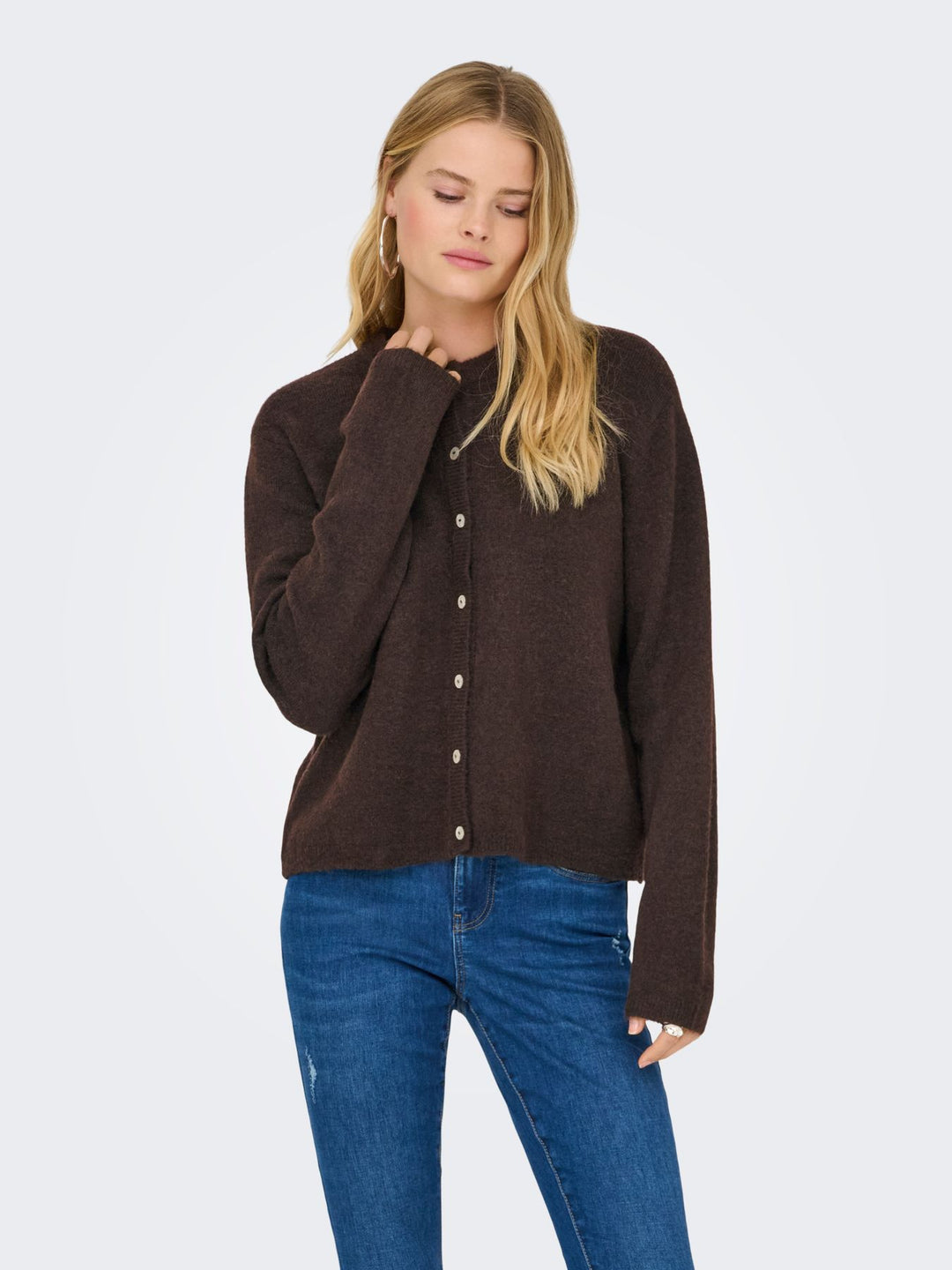 ONLSIMONI L/S O-NECK CARDIGAN KNT N