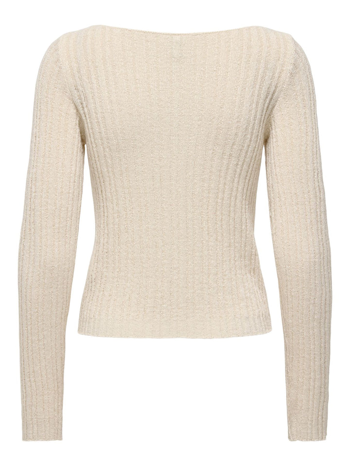 ONLSANNE LS RIB BOATNECK CC KNT