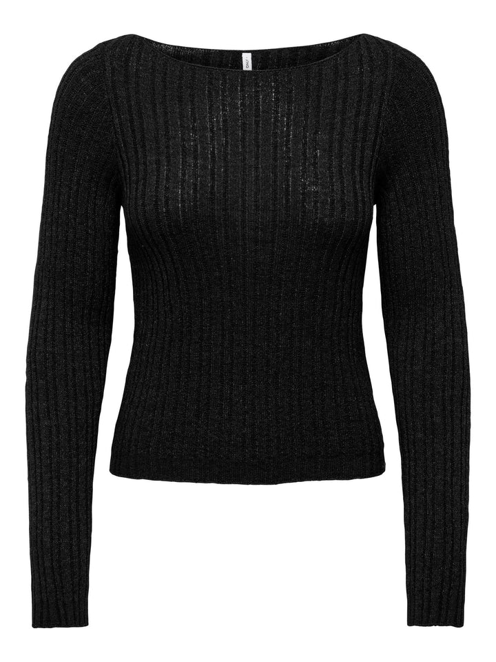 ONLSANNE LS RIB BOATNECK CC KNT