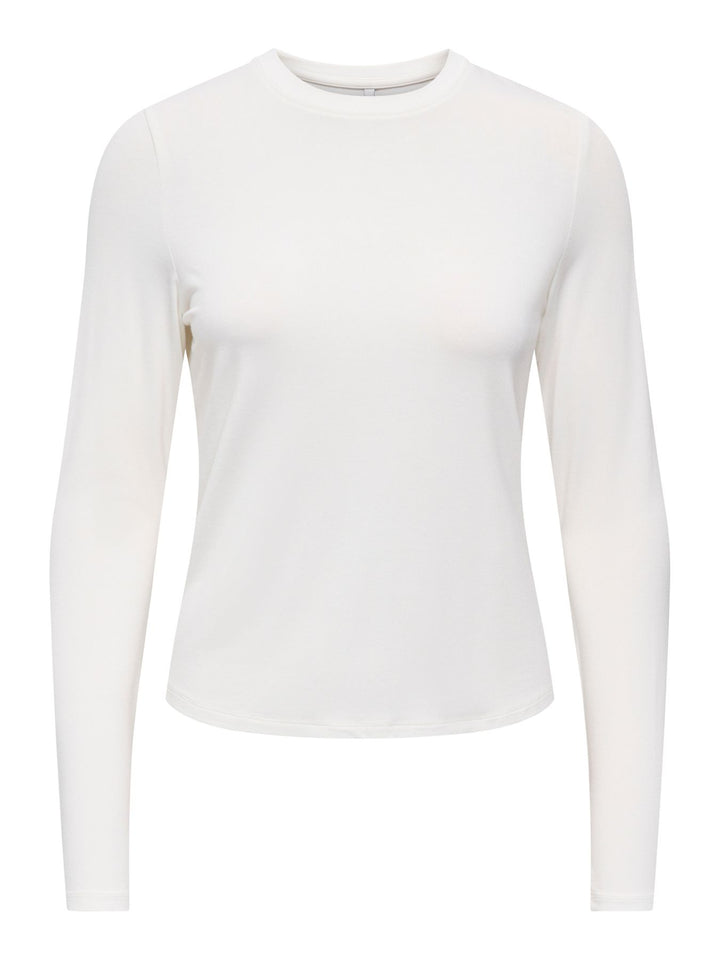 ONLBAMBOO L/S O-NECK TOP CC JRS