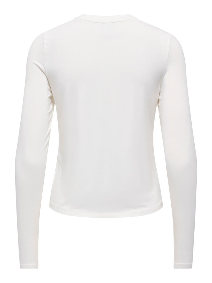 ONLBAMBOO L/S O-NECK TOP CC JRS