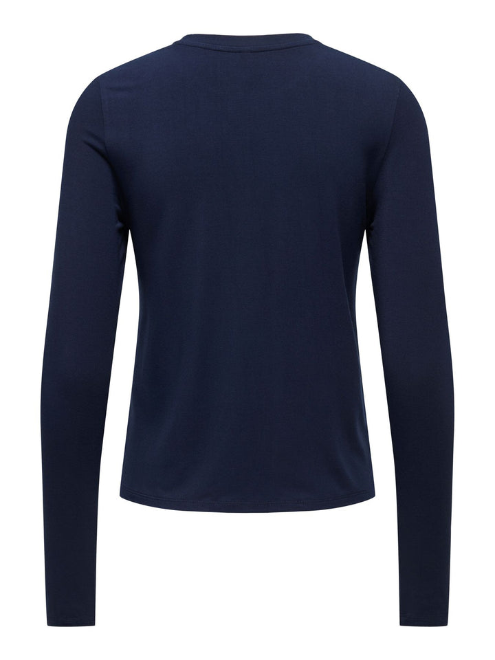 ONLBAMBOO L/S O-NECK TOP CC JRS