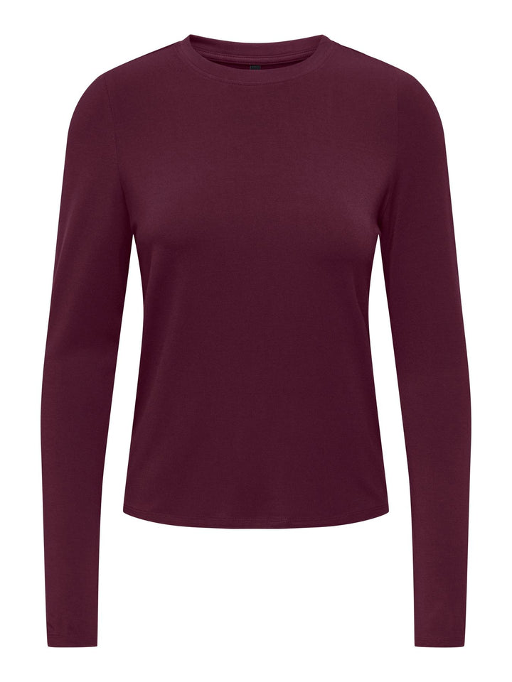 ONLBAMBOO L/S O-NECK TOP CC JRS