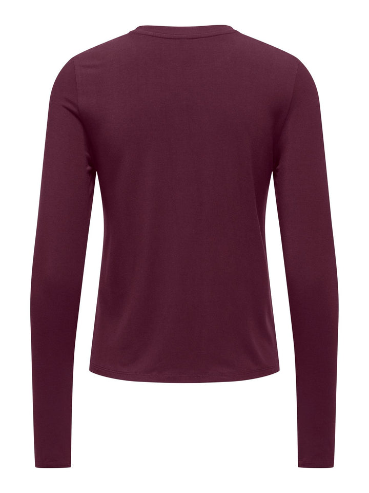 ONLBAMBOO L/S O-NECK TOP CC JRS