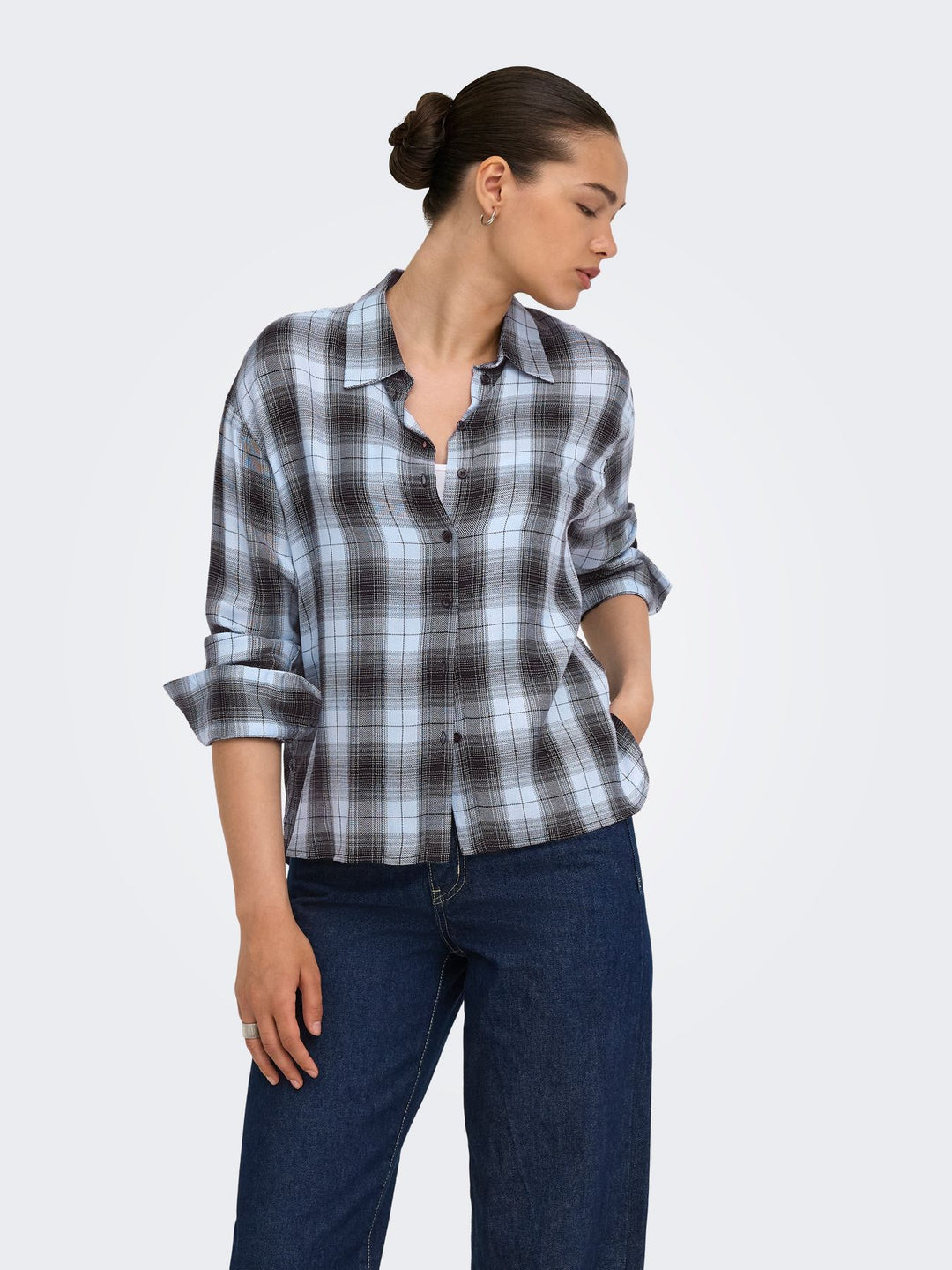 ONLRILEY LIFE LS CHECK SHIRT WVN