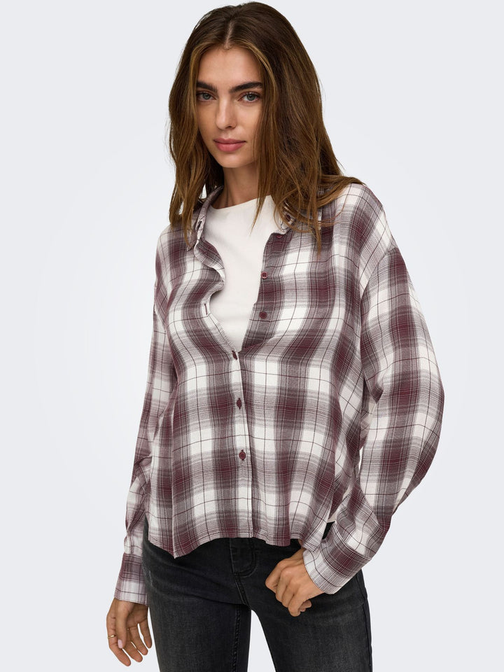 ONLRILEY LIFE LS CHECK SHIRT WVN
