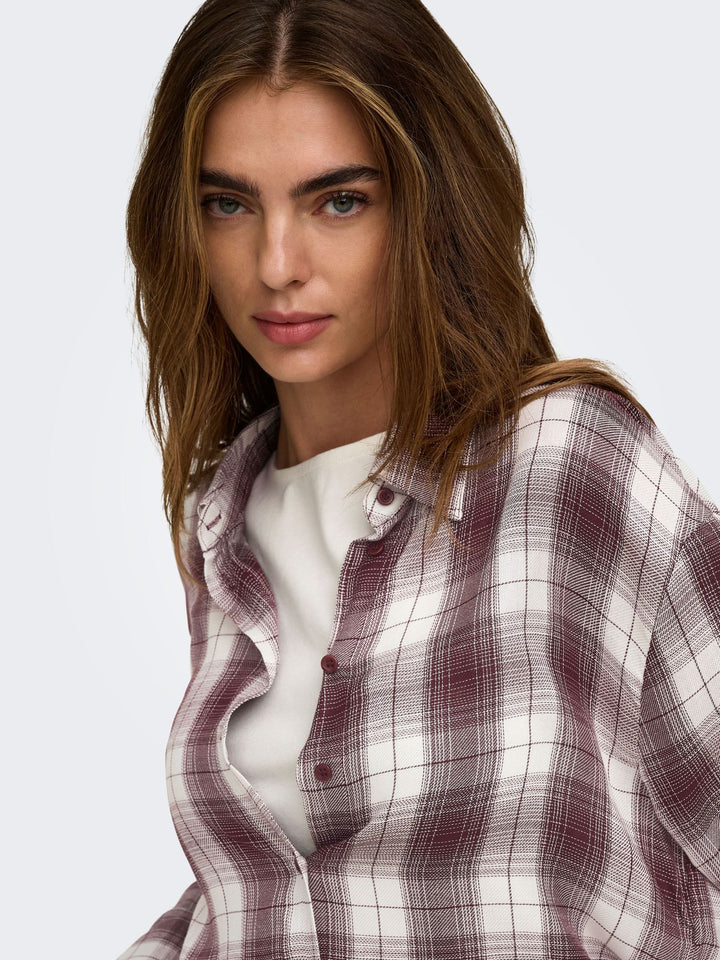 ONLRILEY LIFE LS CHECK SHIRT WVN