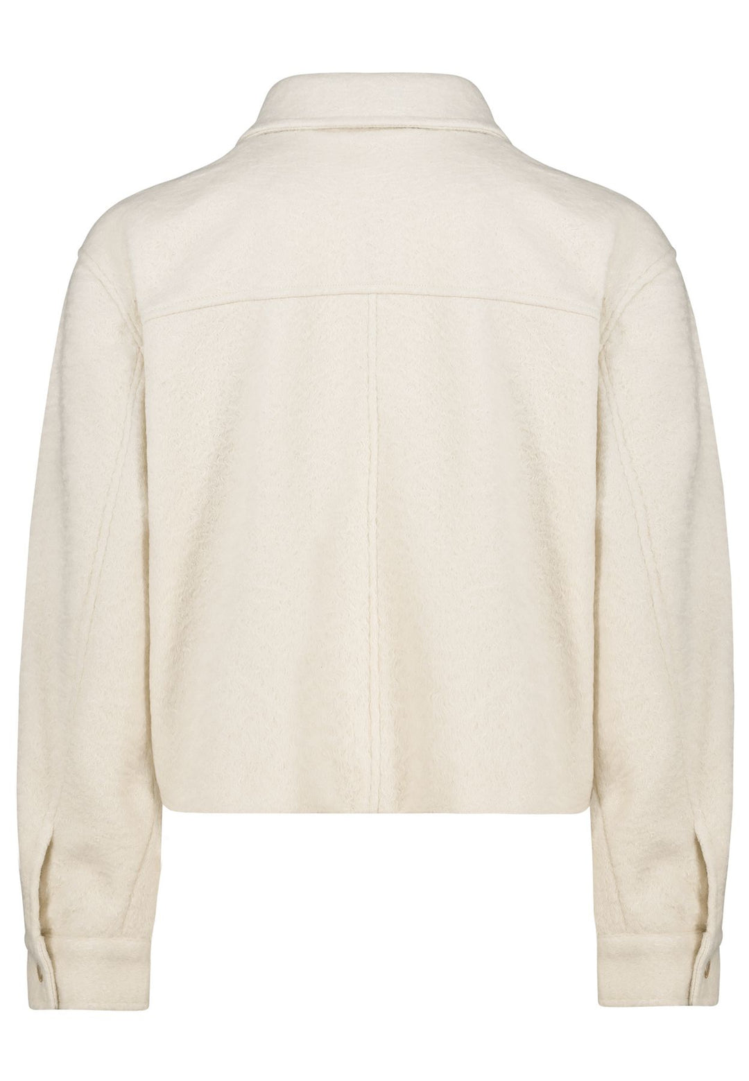 Bouclejacke Damen Brusttaschen