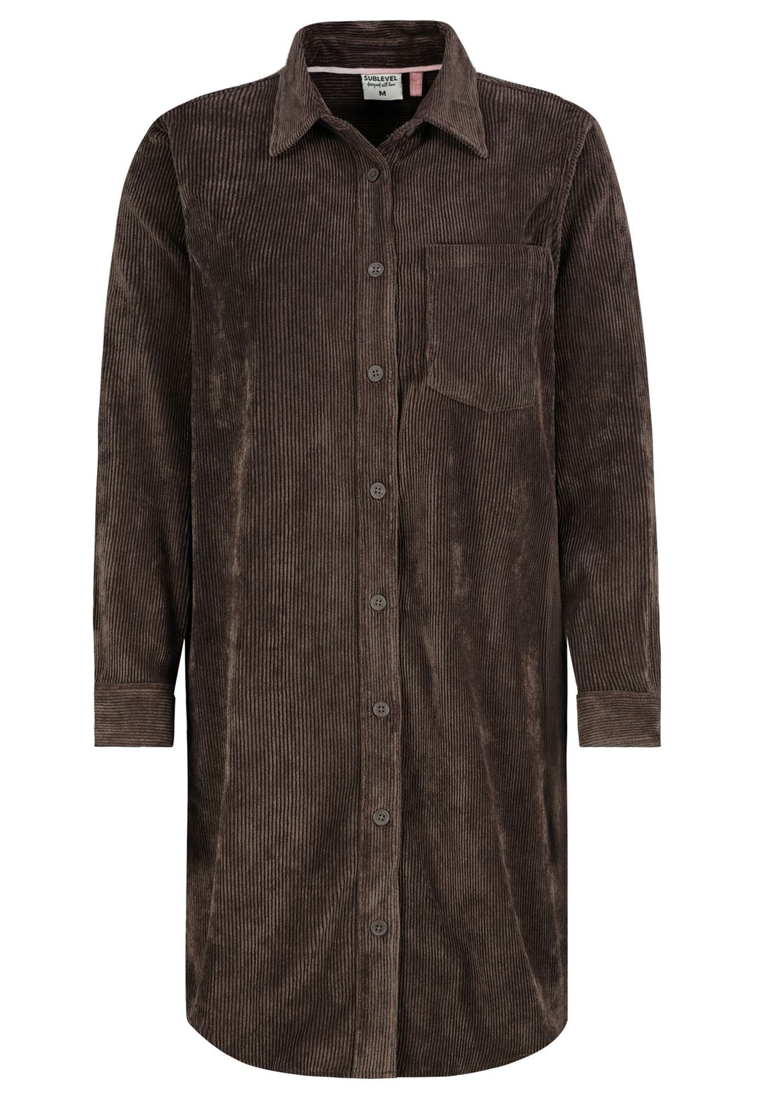 Cordkleid Damen Blusenstyl