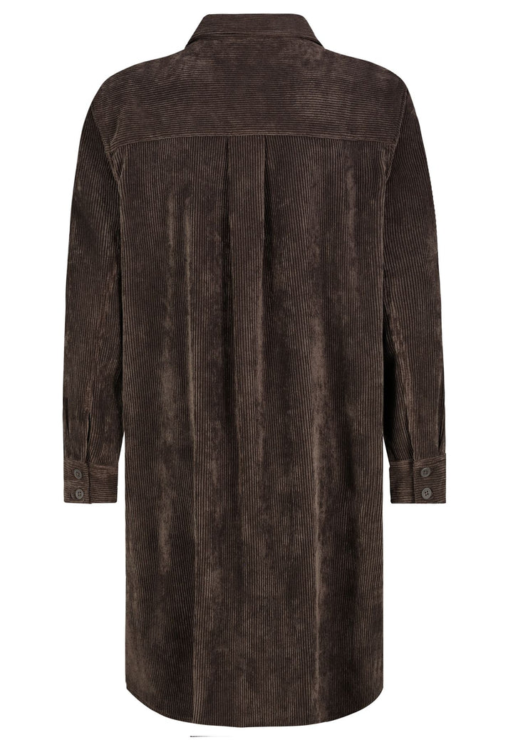 Cordkleid Damen Blusenstyl