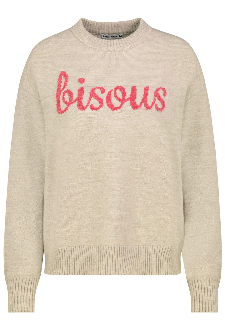 Strickpulli Damen mit Motiv