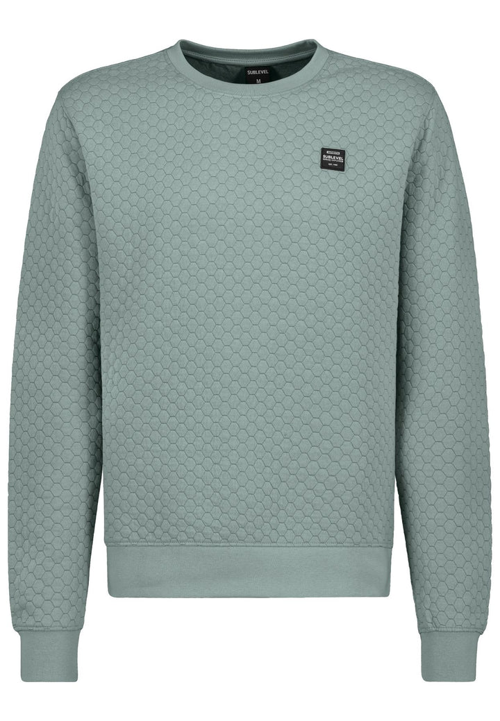 Herren Sweat Wabenmuster