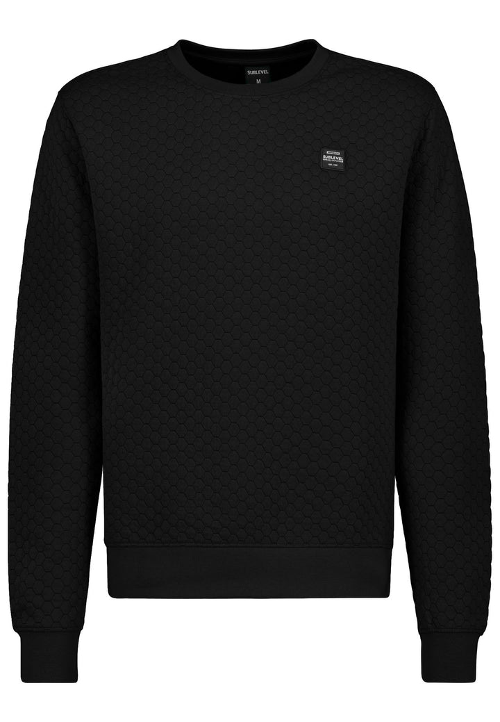 Herren Sweat Wabenmuster