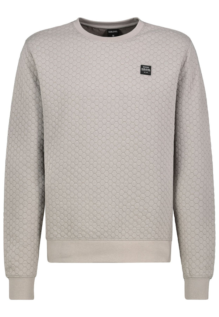 Herren Sweat Wabenmuster
