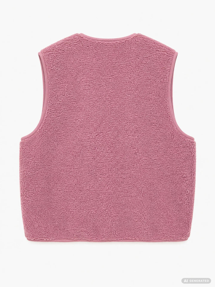 ONLBABY TEDDY BOW VEST PNT