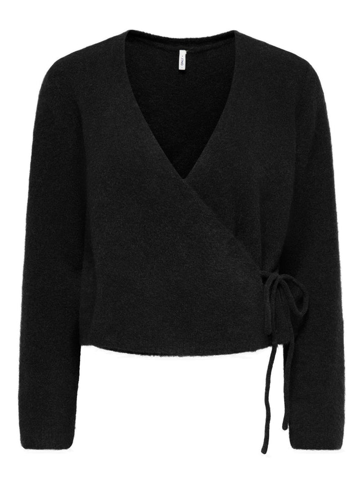 ONLLIVA LS V-NECK WRAP KNT