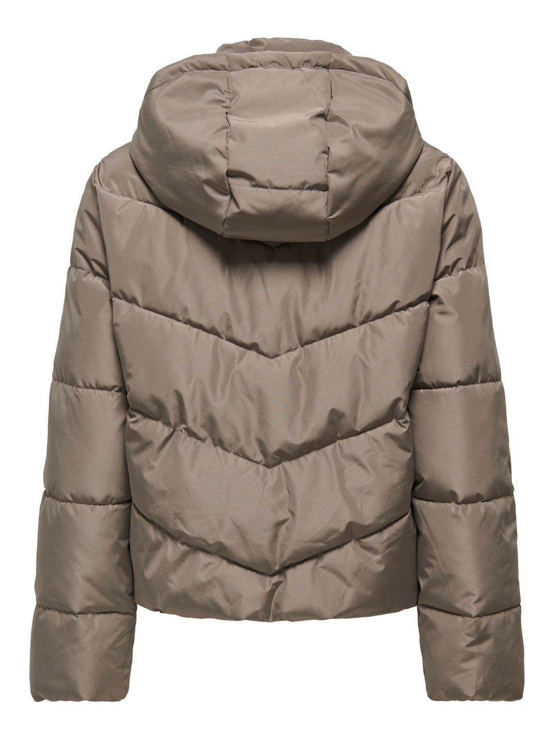 ONLY ONLCLAIR Pufferjacke mit Kapuze in Walnussbraun