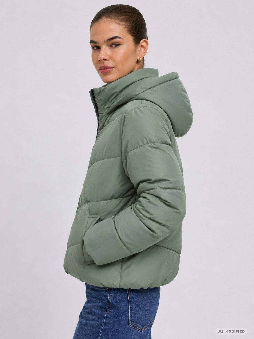 ONLY ONLCLAIR Pufferjacke in Lily Pad