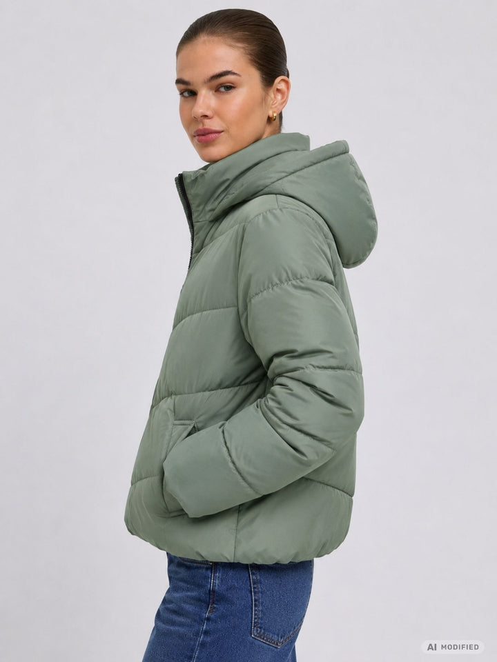 ONLY ONLCLAIR Pufferjacke in Lily Pad