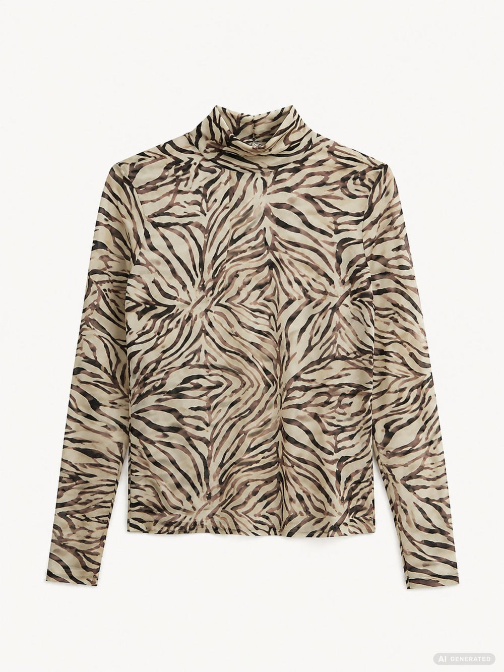 HAILYS Langarmshirt KIMMY mit Zebra-Muster
 (LS P TP Ki44mmy)