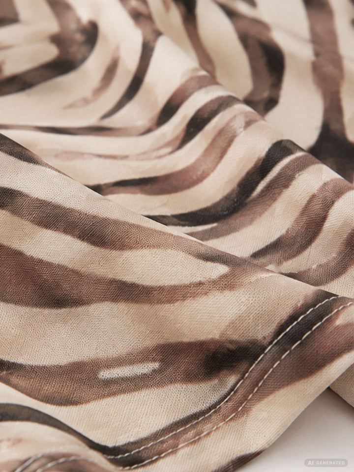 HAILYS Langarmshirt KIMMY mit Zebra-Muster
 (LS P TP Ki44mmy)