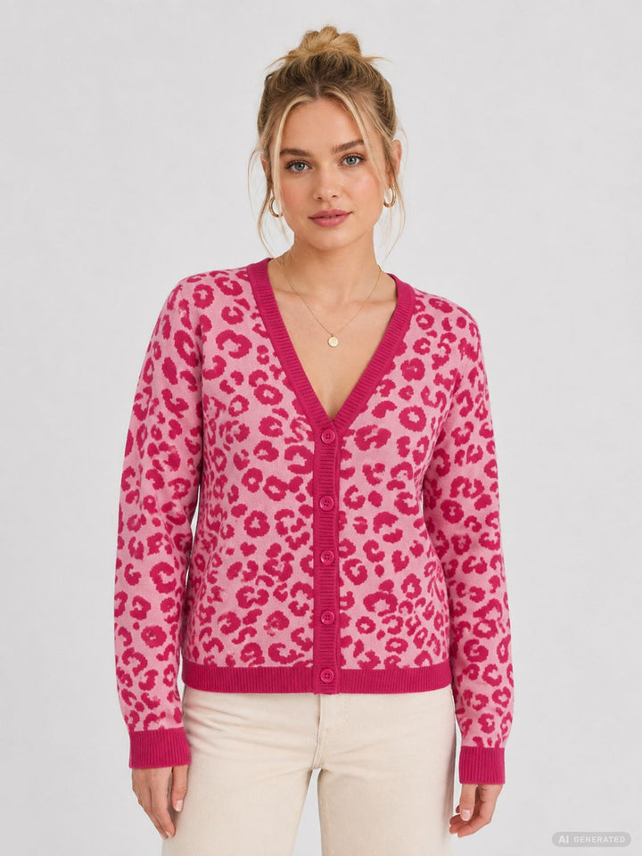 ONLLEO LS V-NECK CARDIGAN KNT NOOS