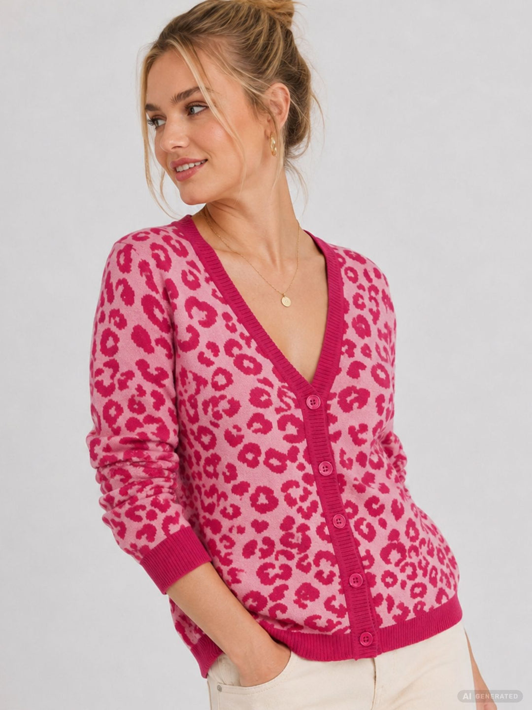 ONLLEO LS V-NECK CARDIGAN KNT NOOS