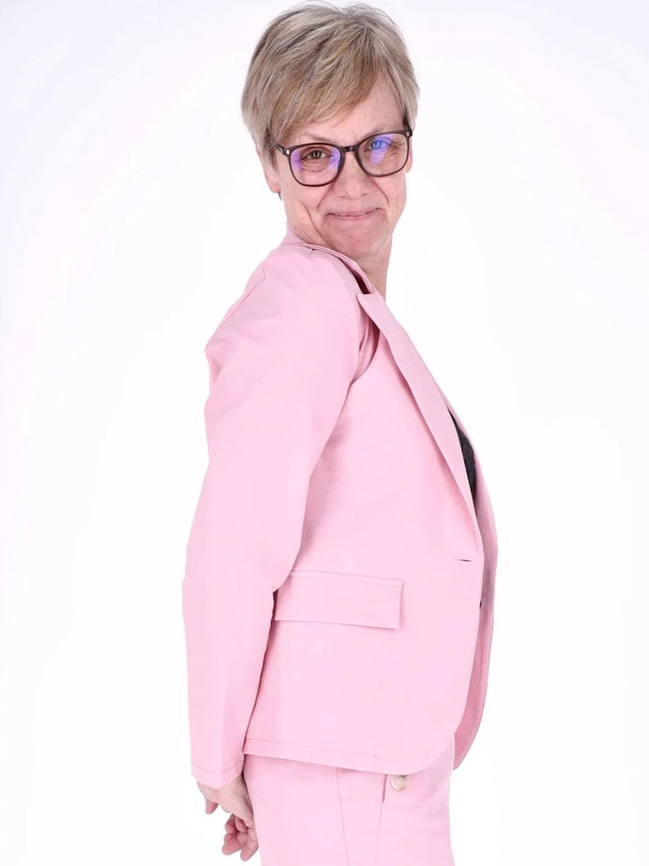 Pinker Damen Blazer – Made in Italy