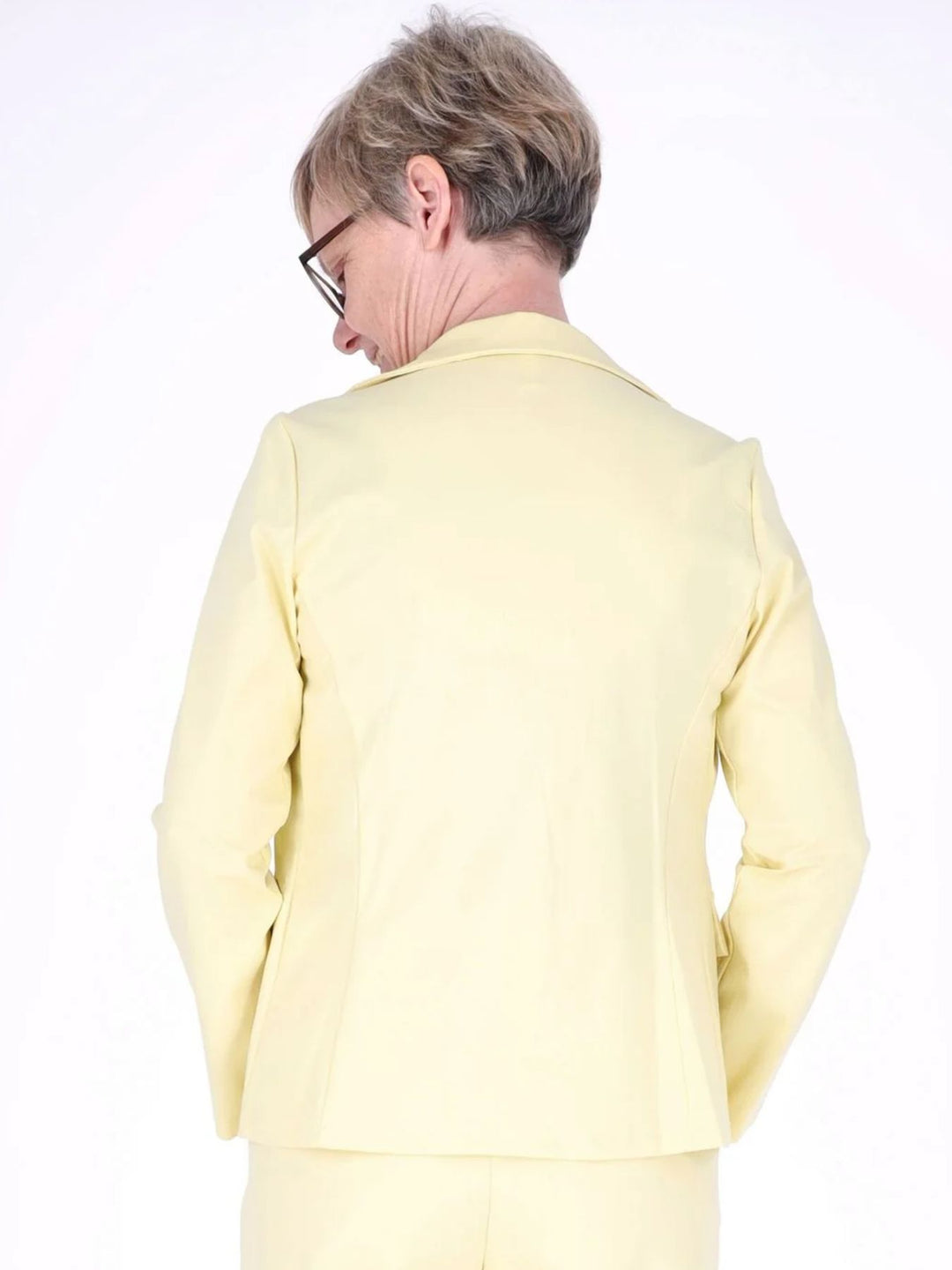 Gelber Damen Blazer – Made in Italy
