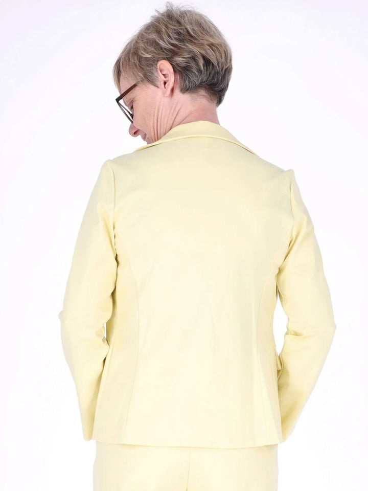 Gelber Damen Blazer – Made in Italy