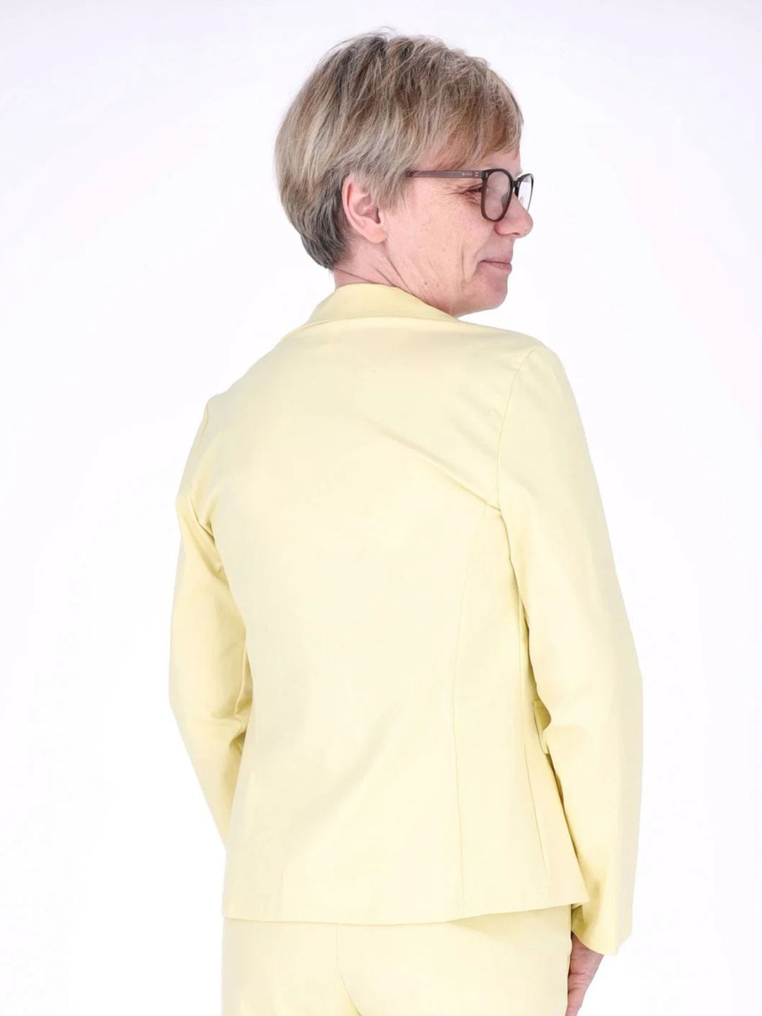 Gelber Damen Blazer – Made in Italy