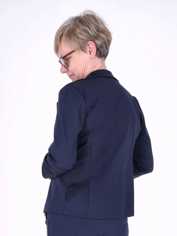 Navy Damen Blazer – Made in Italy