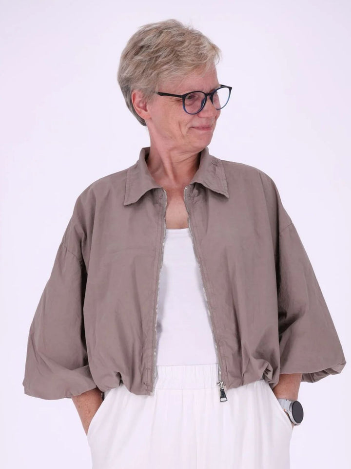 Fango Damenjacke mit Ballonärmeln & 3/4-Arm